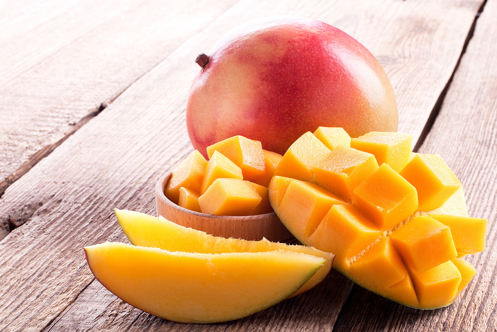 geschnittene mango