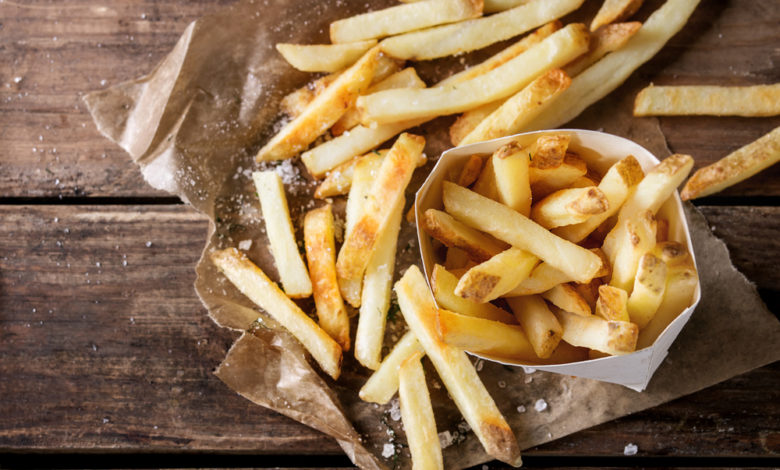 Pommes aufwärmen